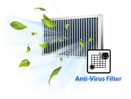 Techo Frio calor filtro antivirus